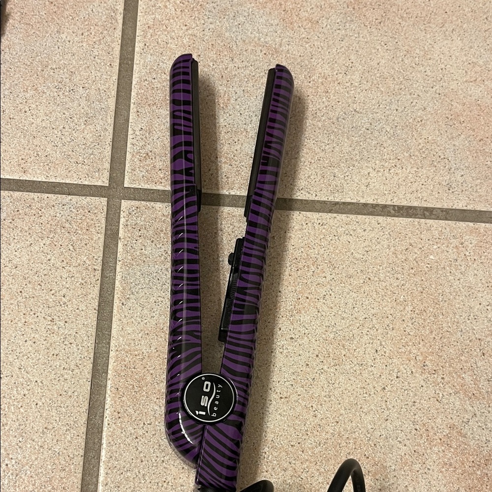 Purple and Black Hair Straightener